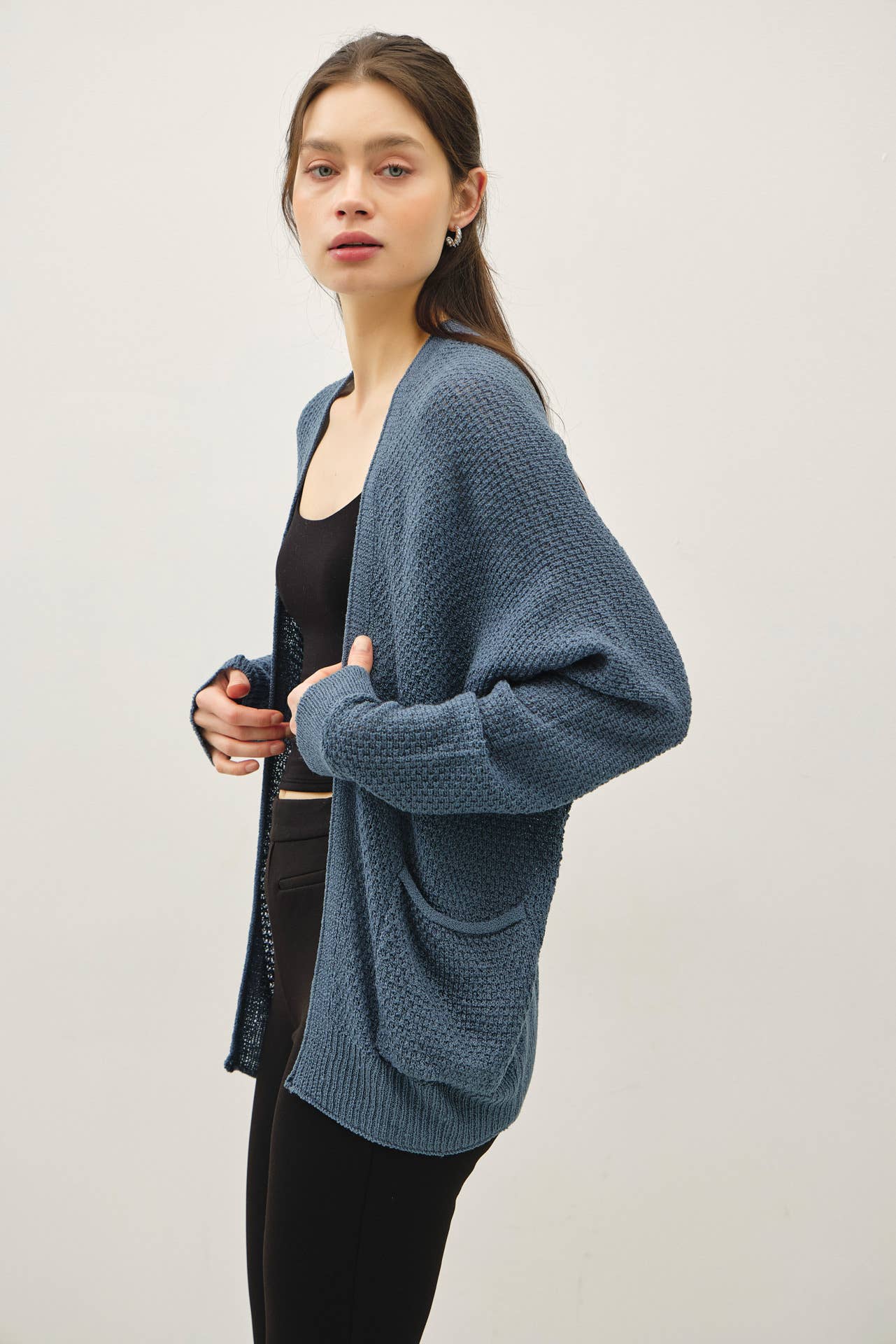 Cropped Kimono Crochet Cardi
