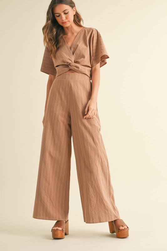 Jane Simple Striped Pant