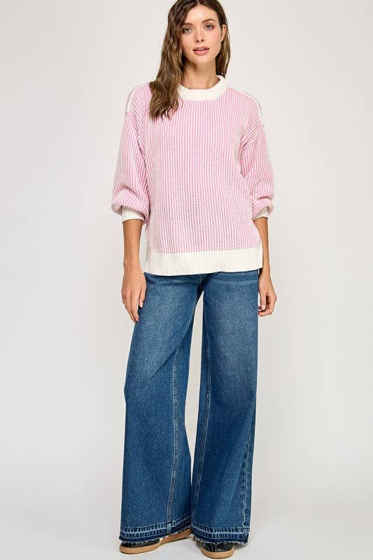 Super Soft Stripe Sweater