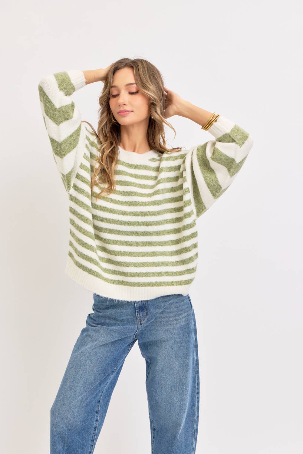The Coziest Striped Sweater