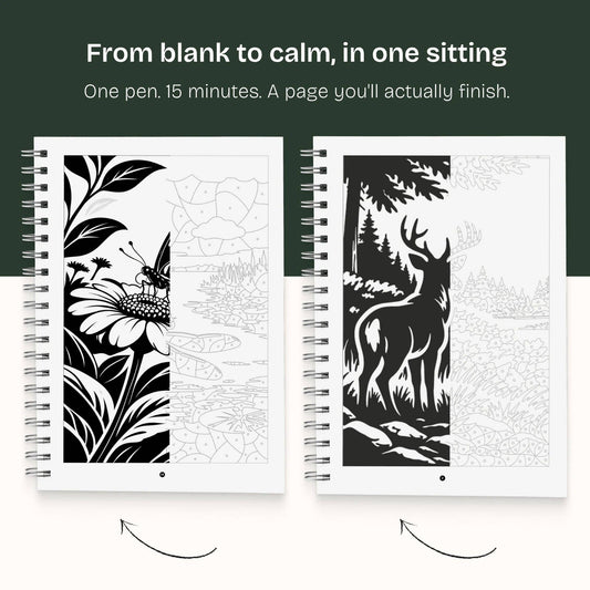 One Color Coloring Book - Animal Edition