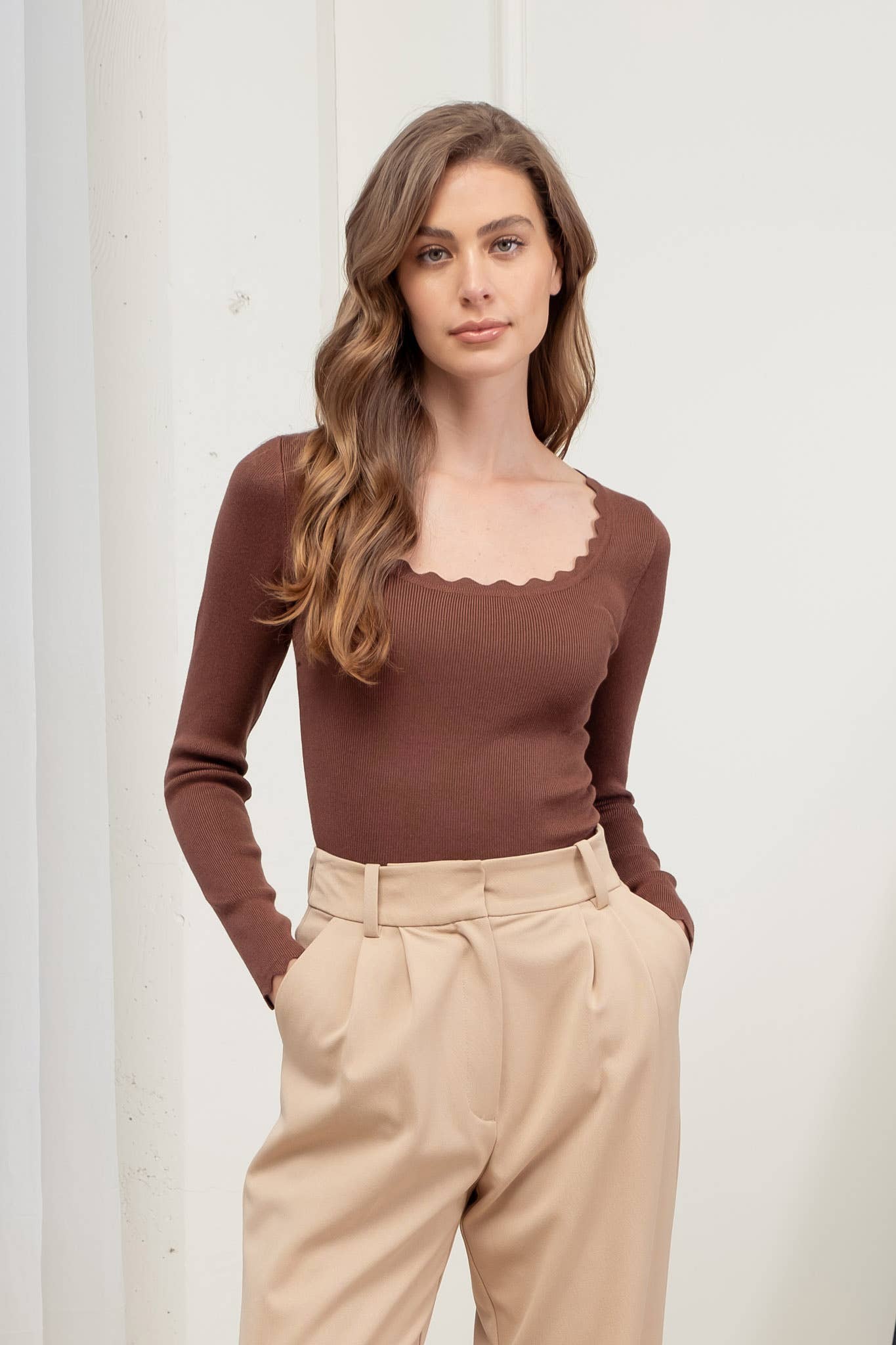 Scallop LS Top
