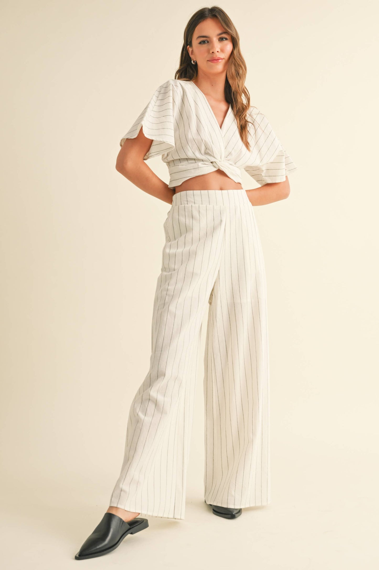 Jane Simple Striped Top