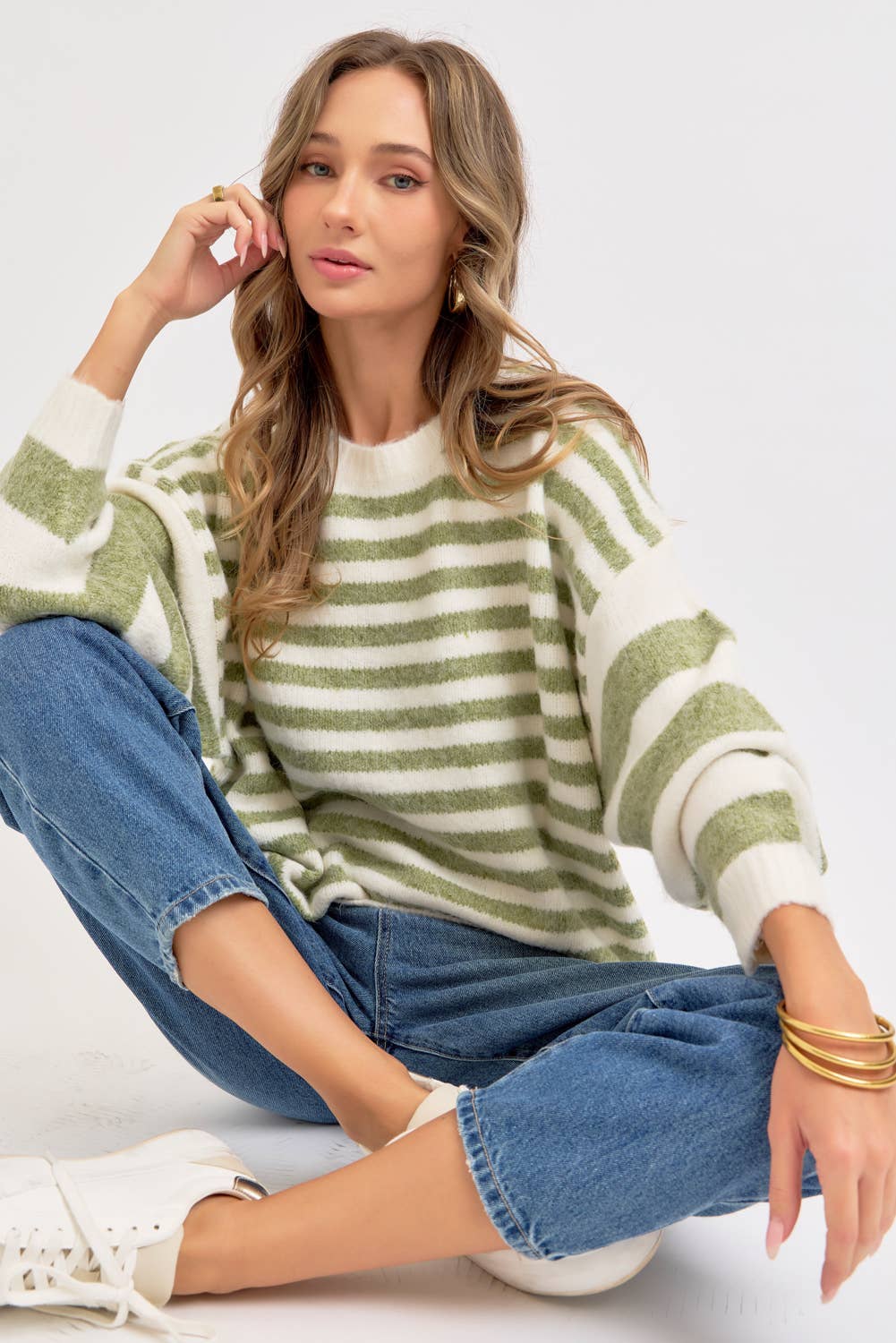 The Coziest Striped Sweater