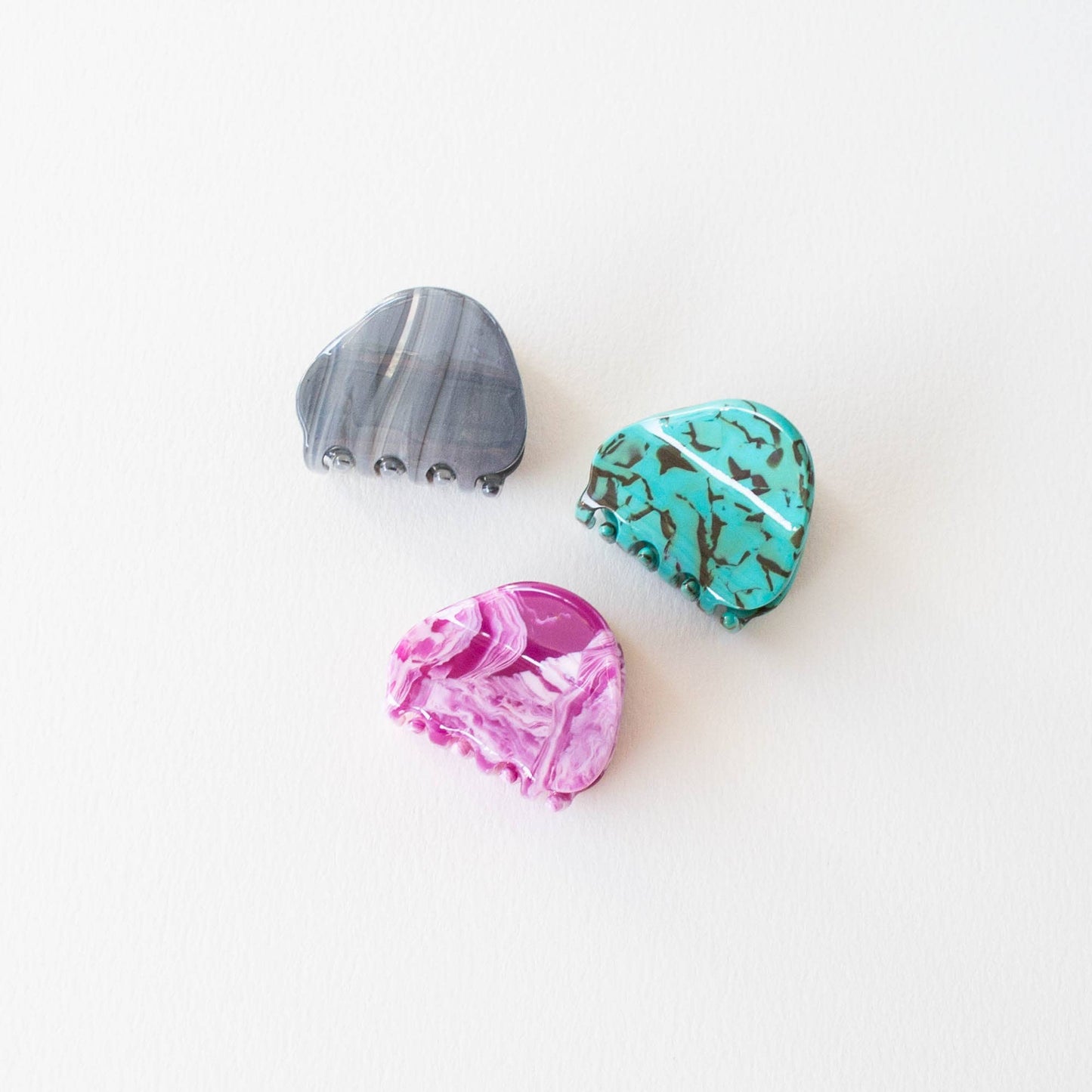 Eco Gemstones Hair Claw Clip
