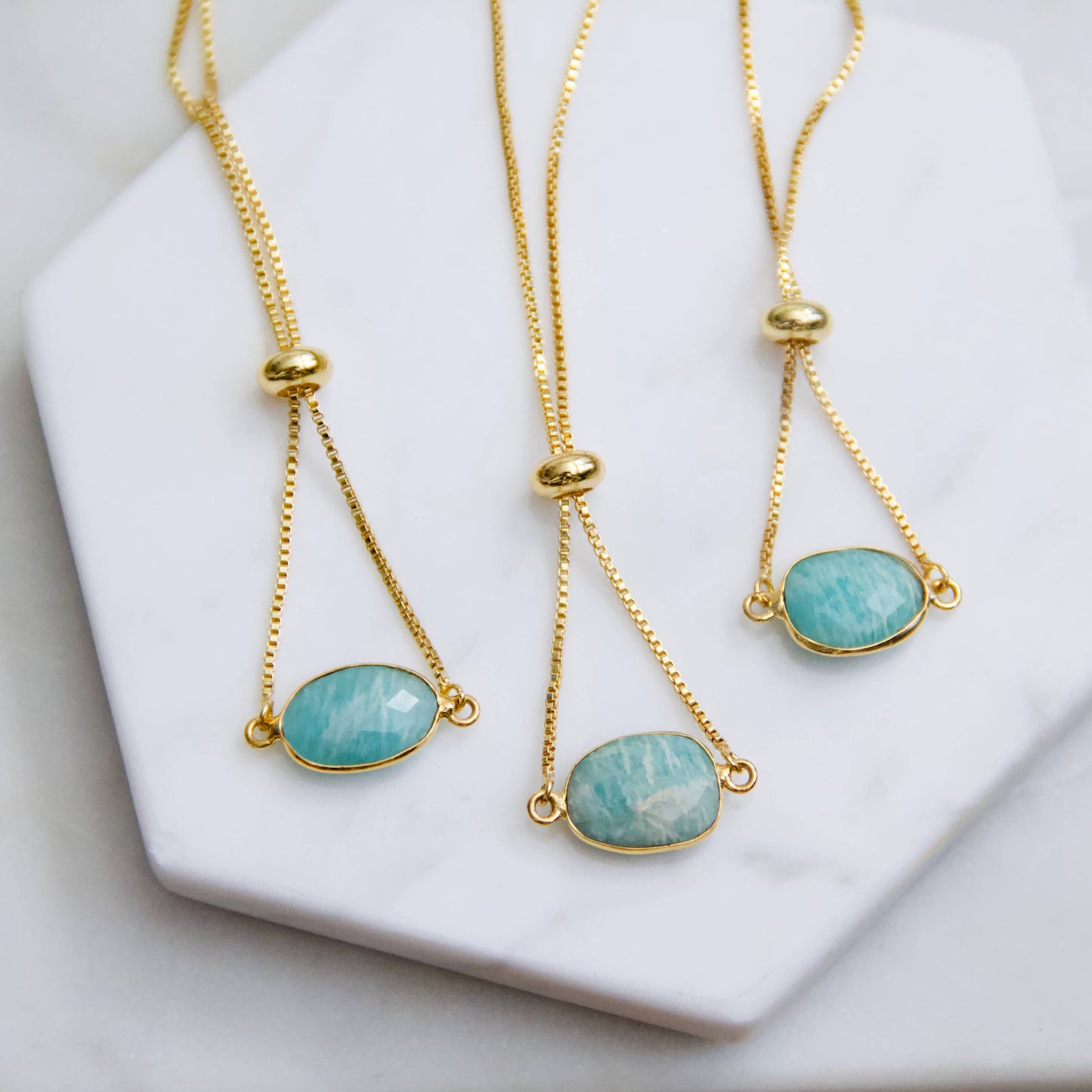 Amazonite Adjustable Bracelet