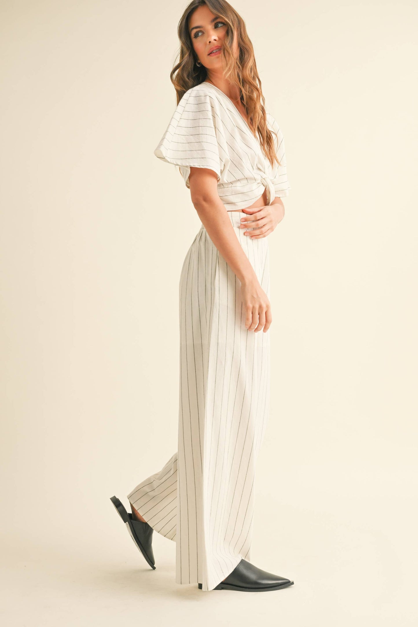 Jane Simple Striped Top