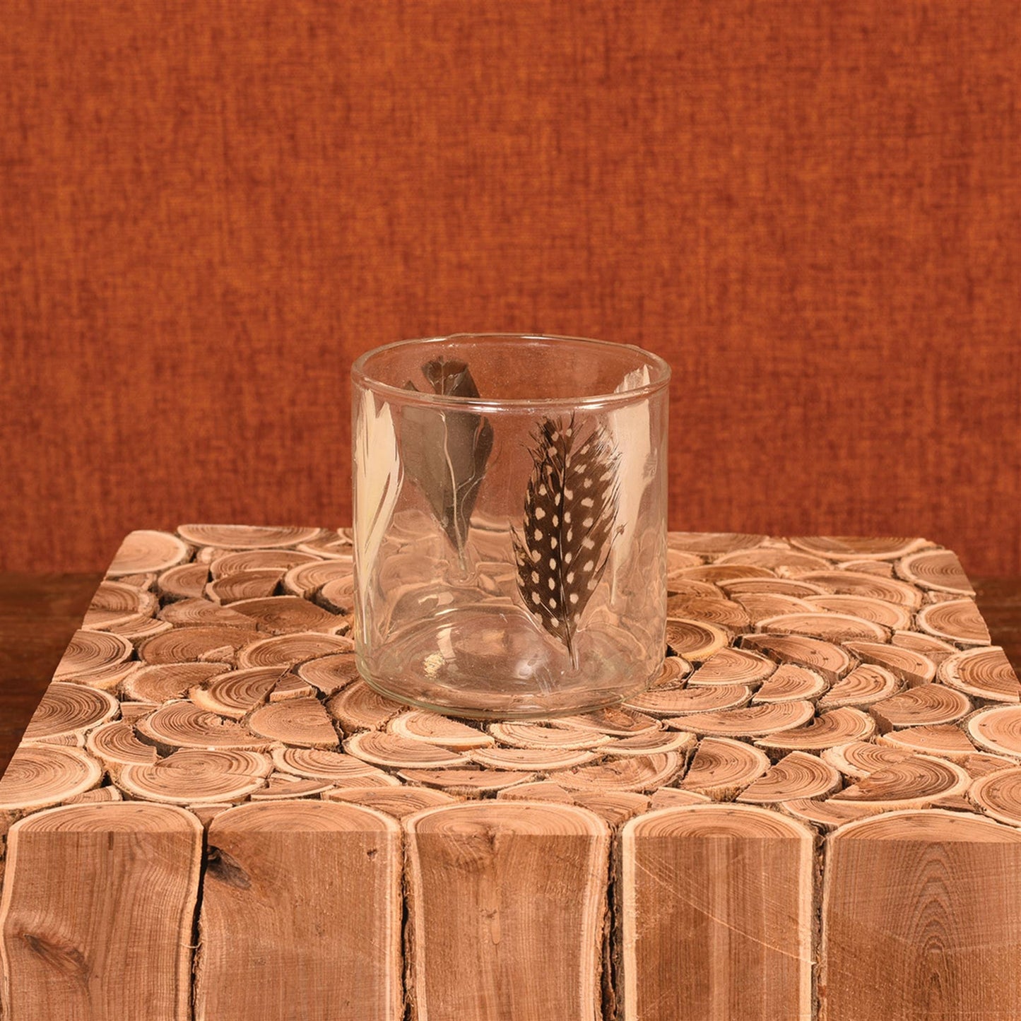 Enameled Feather Hurricane - Sm - Feathers