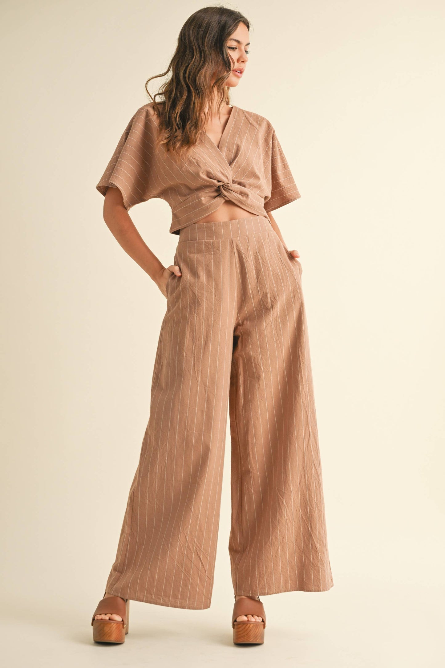 Jane Simple Striped Top