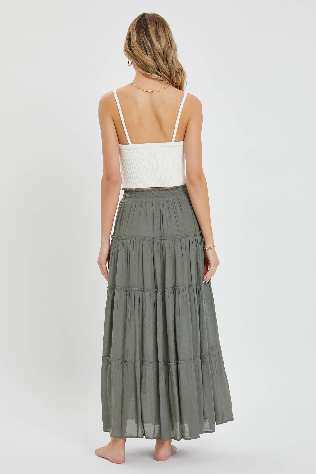 BESTSELLER TIERED MAXI SKIRT