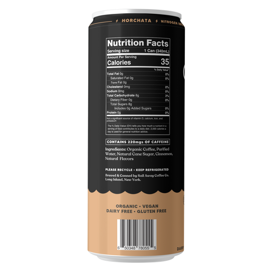 Cold Brew Coffee Cans - Vanilla & Cinnamon