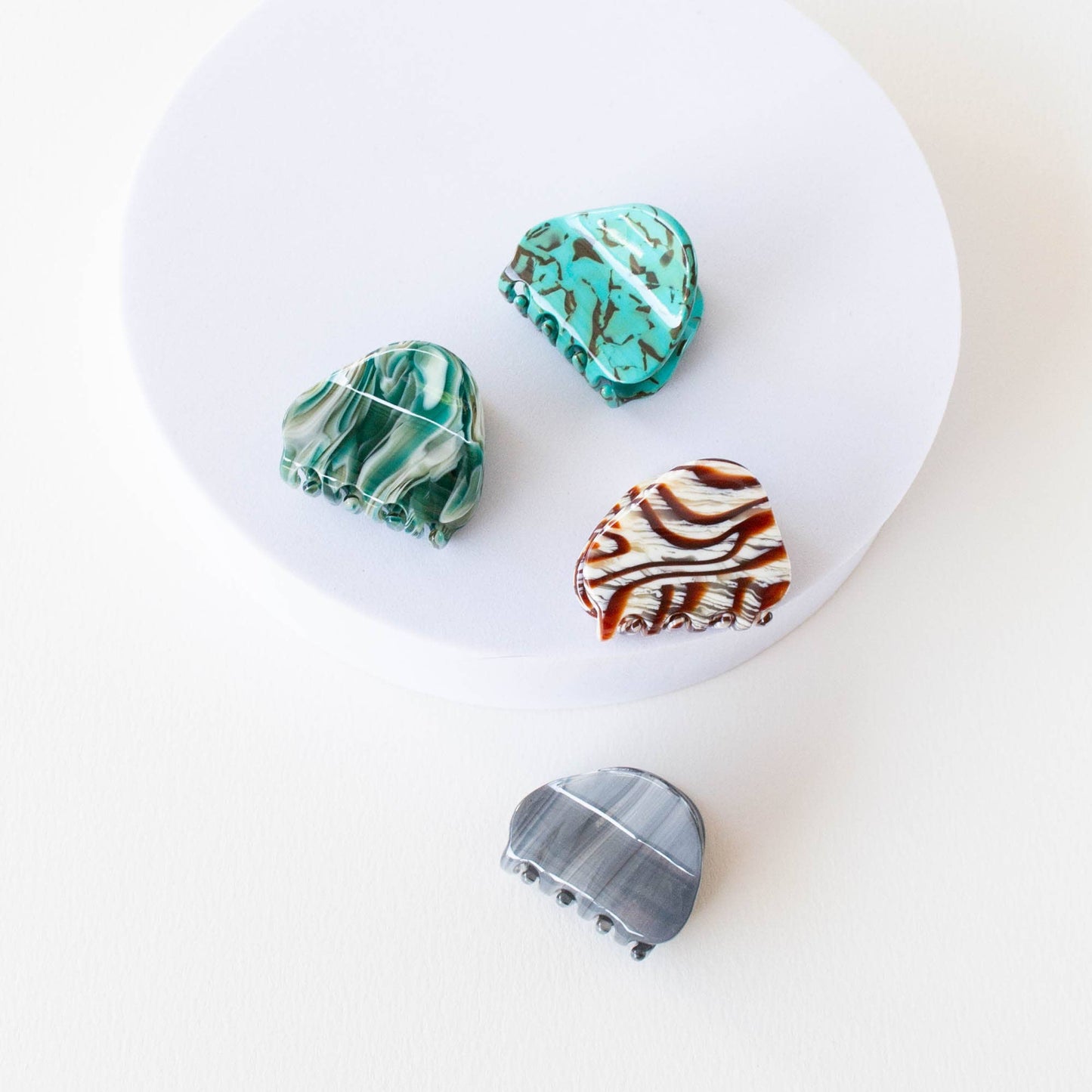 Eco Gemstones Hair Claw Clip