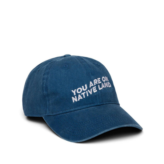 Native Land Dad Cap Blue