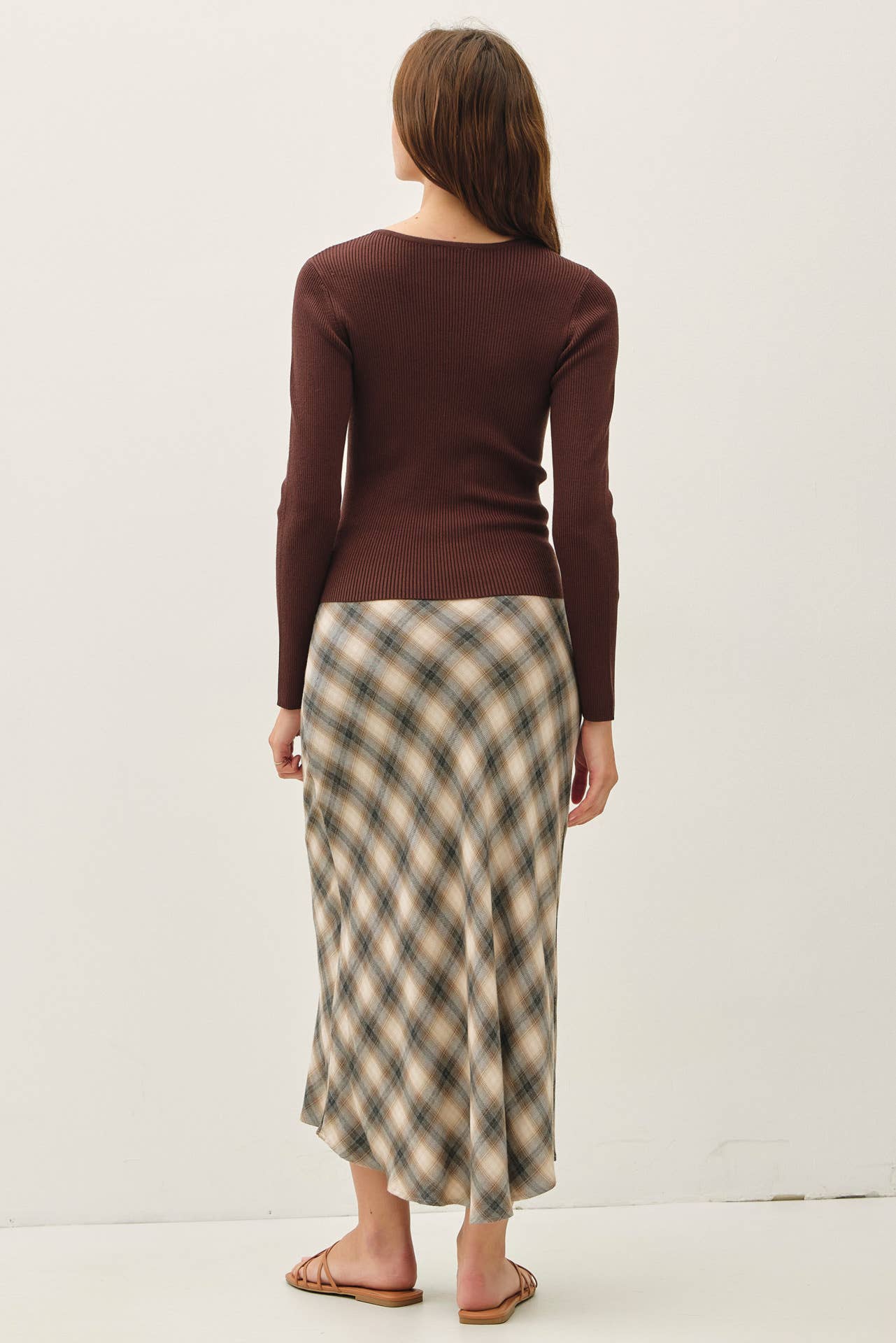 Essential Ribbed Button Up Top