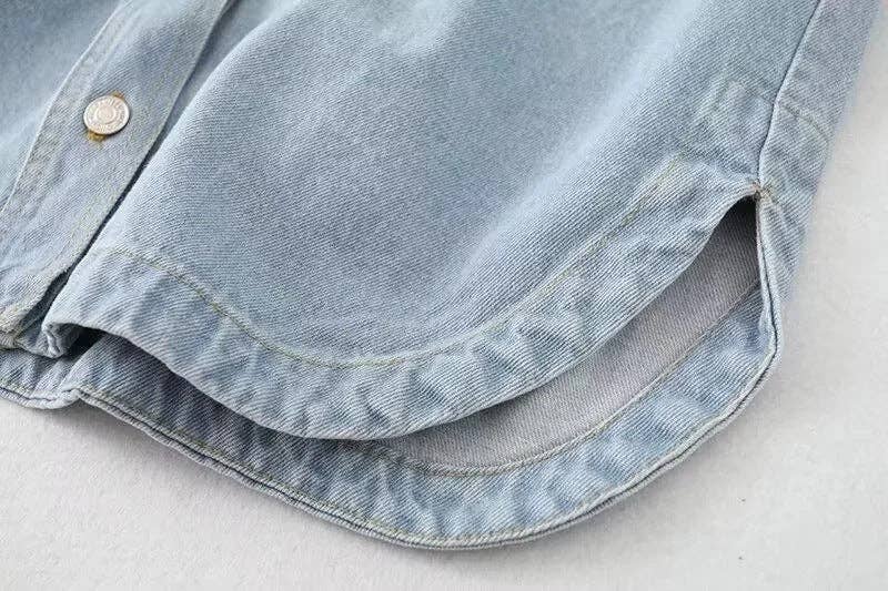 Oversized Jean Shacket