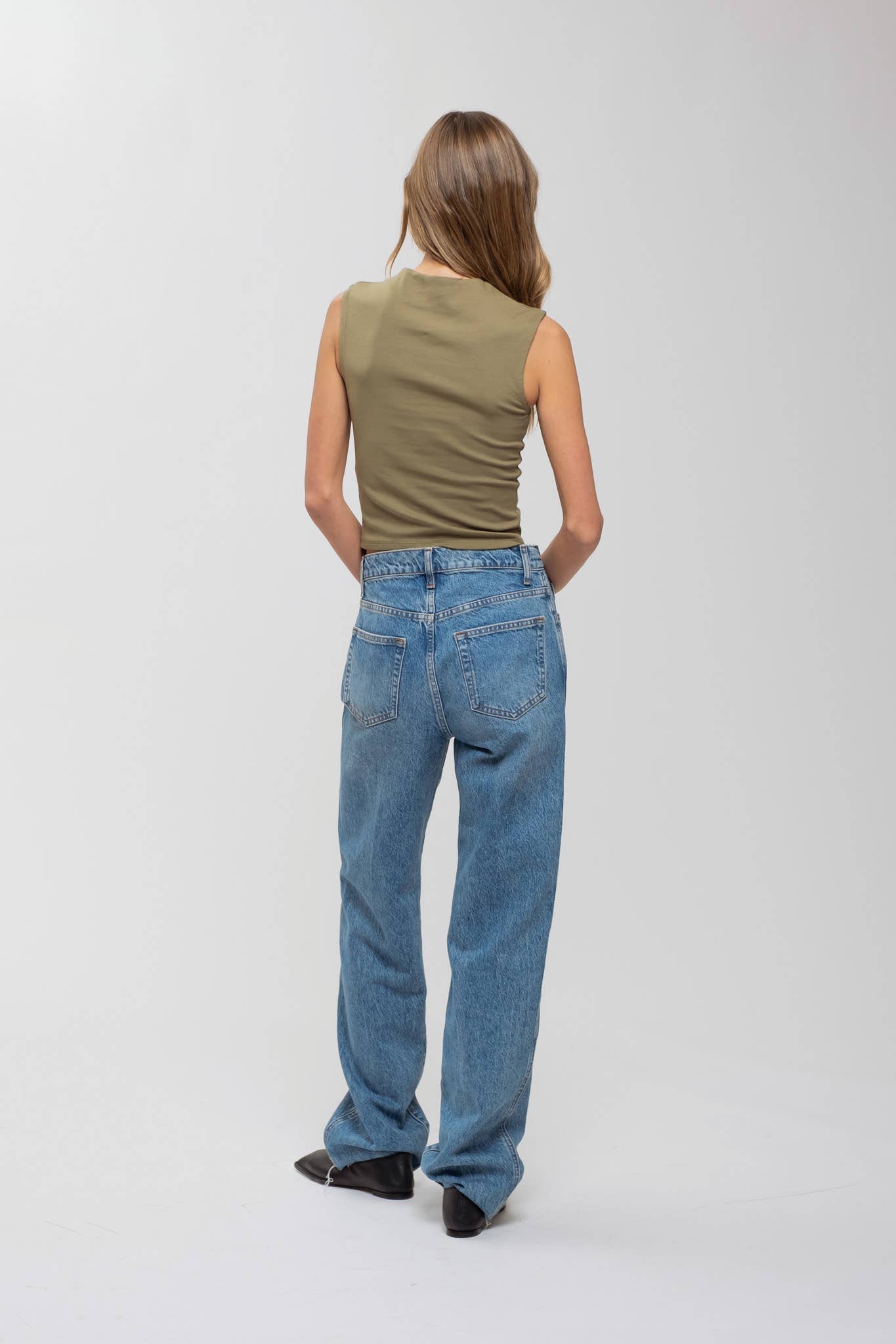 The Essential Cotton Mock Neck Top