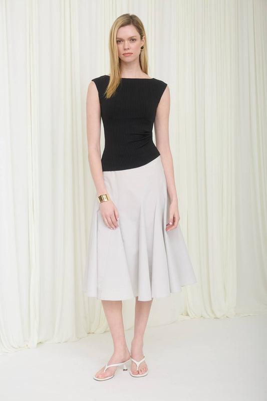 Asymmetrical Sweater Knit Tank