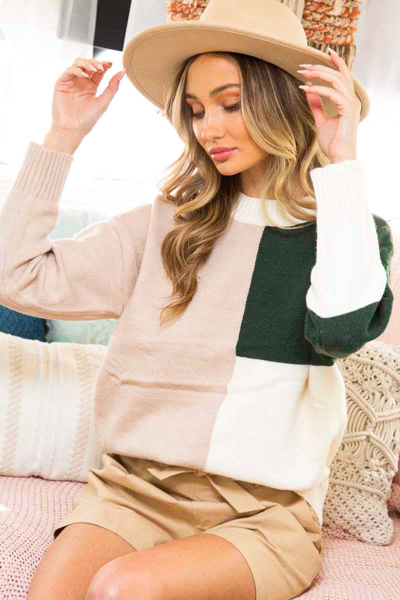 Cameron Colorblock Sweater
