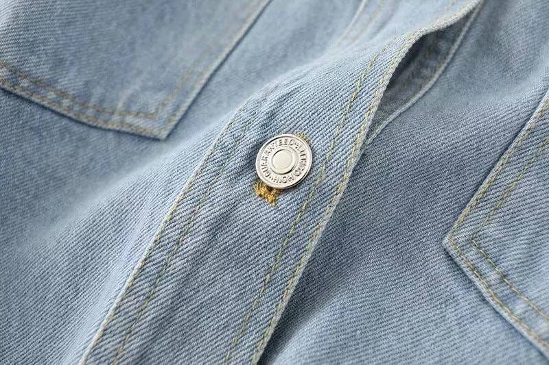 Oversized Jean Shacket