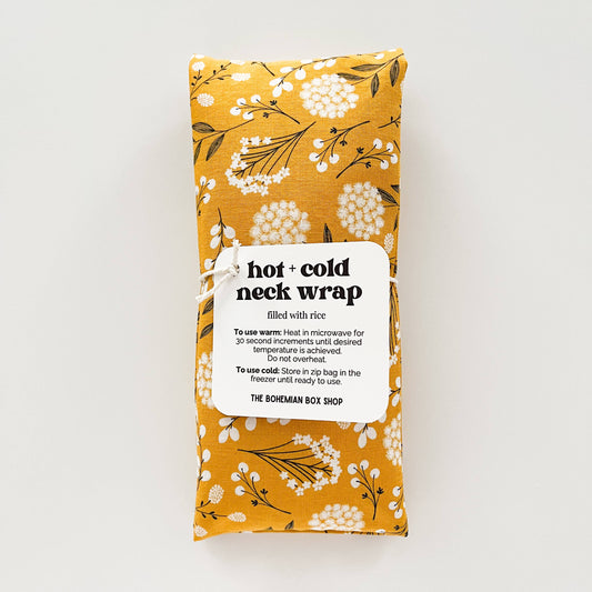 Hot & Cold Therapy Neck Wrap - Woodland Cotton