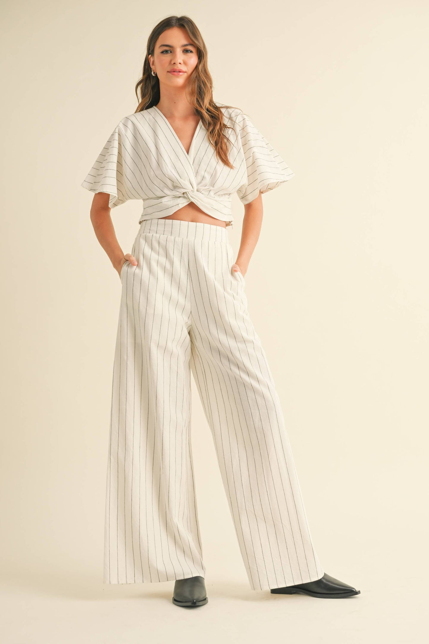 Jane Simple Striped Top
