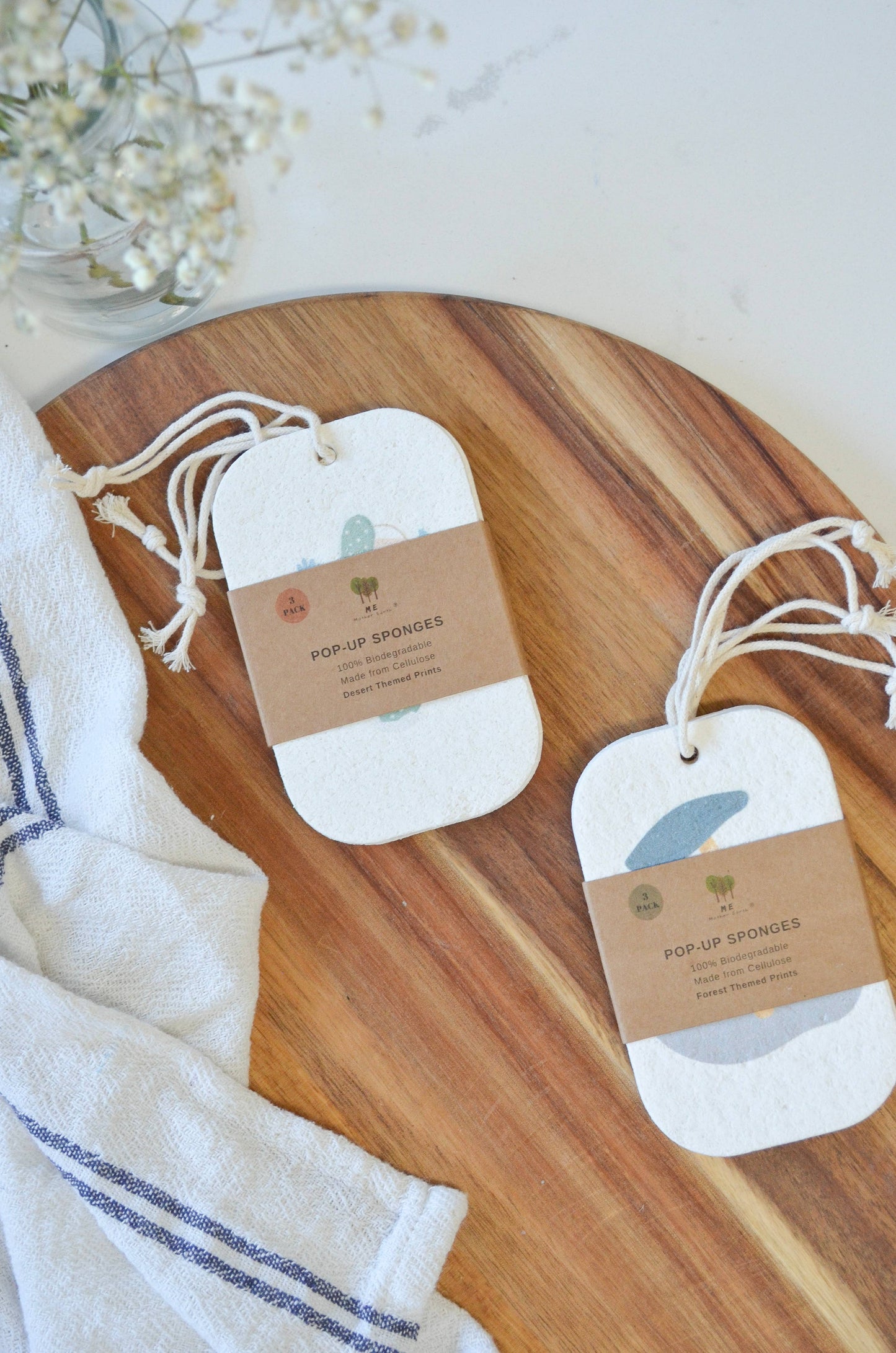 New Designs! Pop Up Dish Sponges 3-Pack