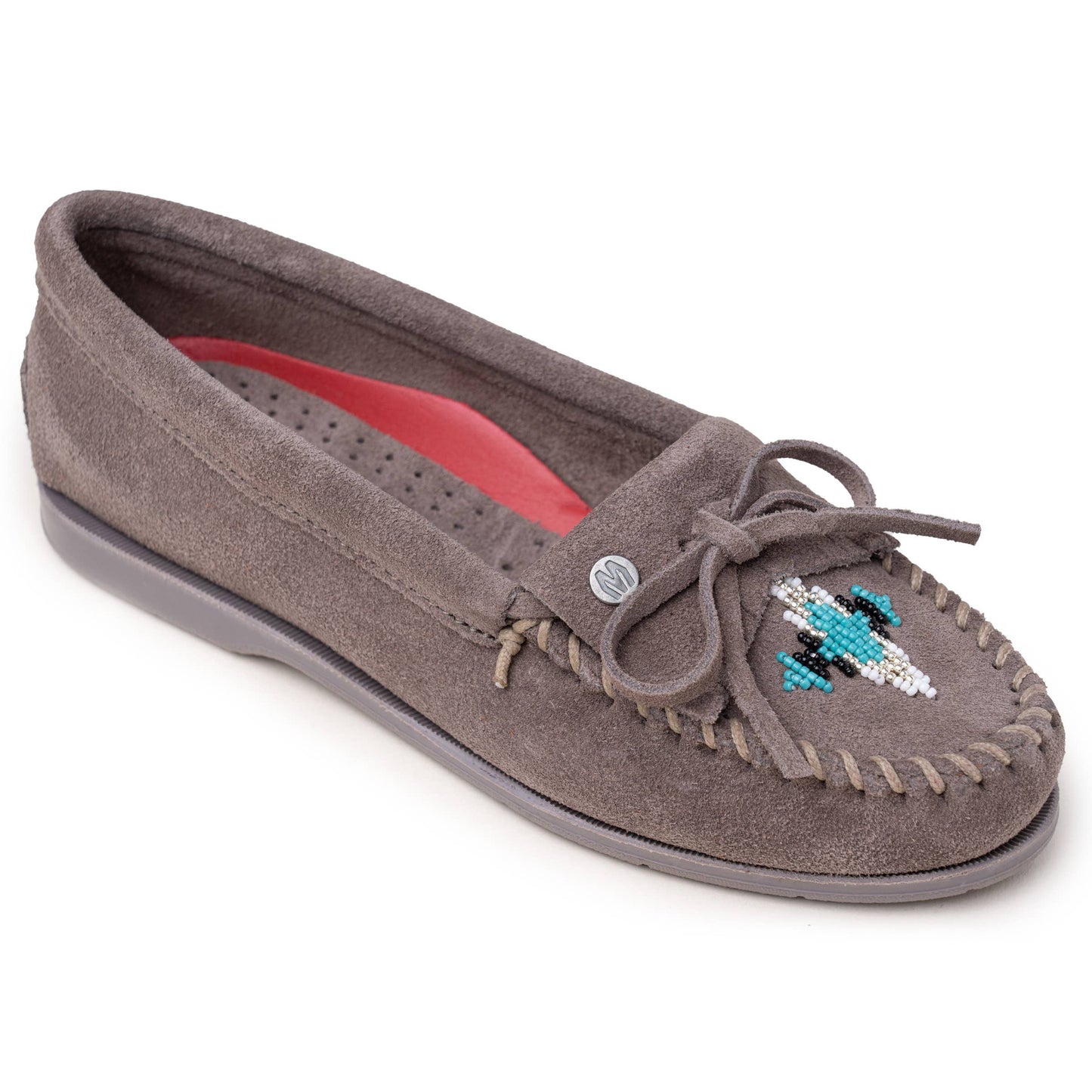 Women's Nizhoni Suede Beaded Moccasins