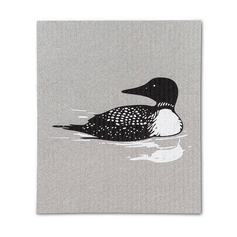 S/2 Loons Swedish Dishcloths