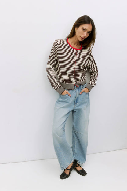 The Montana Striped Cardigan