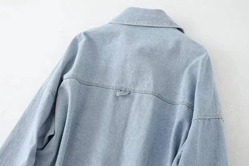 Oversized Jean Shacket