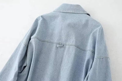 Oversized Jean Shacket