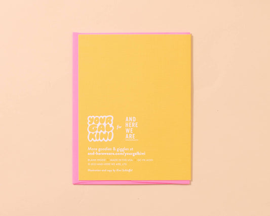 Already Obsessed Baby Card
