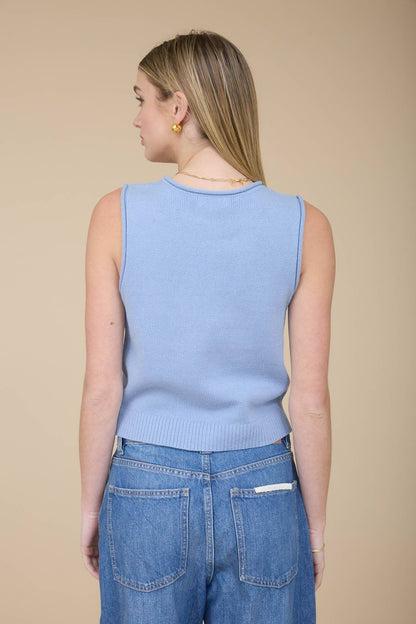 Raw Edge Coastal Cardi Vest