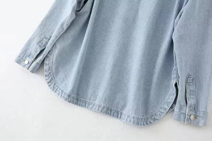 Oversized Jean Shacket