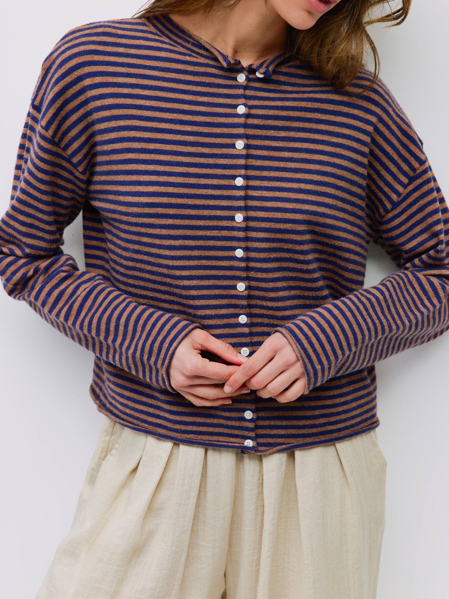 The Elisa Striped Cardigan