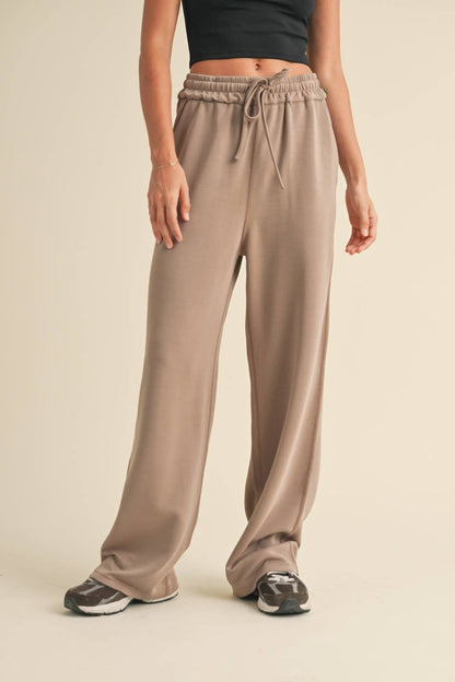 Super Soft Air Scuba Wide Leg Pants