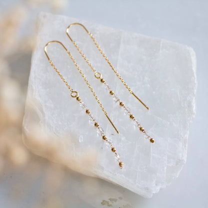 Beaded Threader Earrings