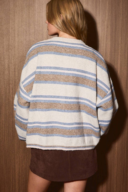 Newport Stripe Cardigan