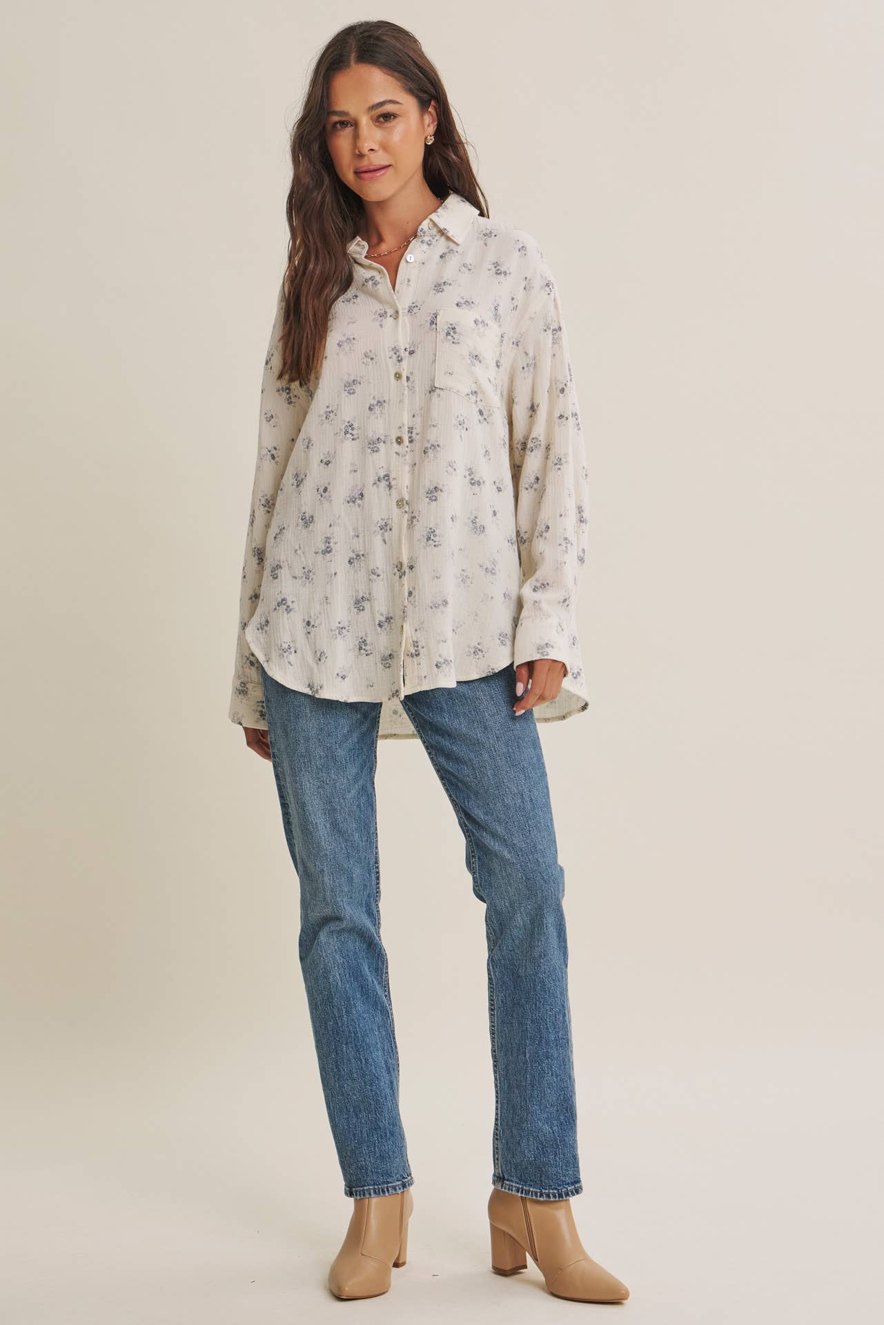 Soft Wind Floral Top
