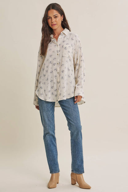 Soft Wind Floral Top