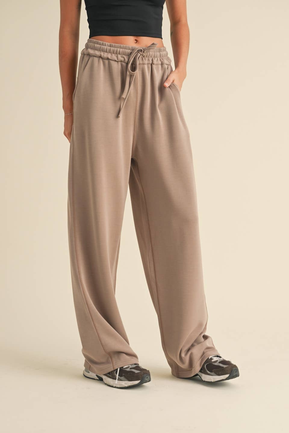 Super Soft Air Scuba Wide Leg Pants