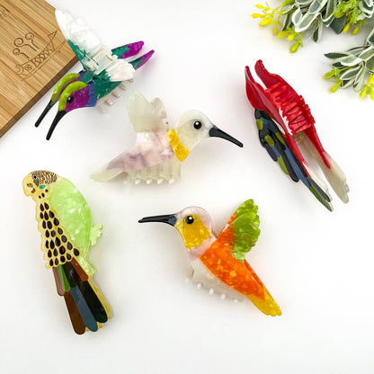 Hummingbird Hair Claw Clip
