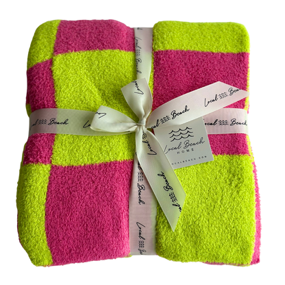 Checker Luxe Home Blanket