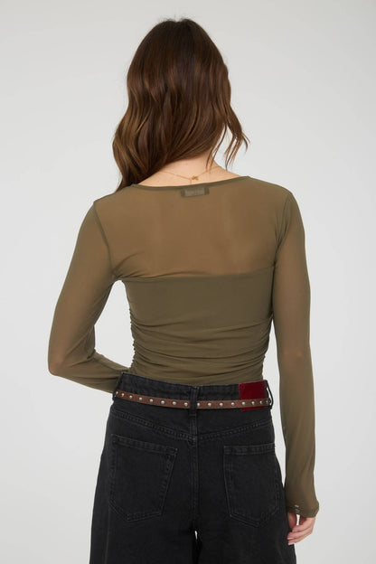 Sydney Square Neck LS Top