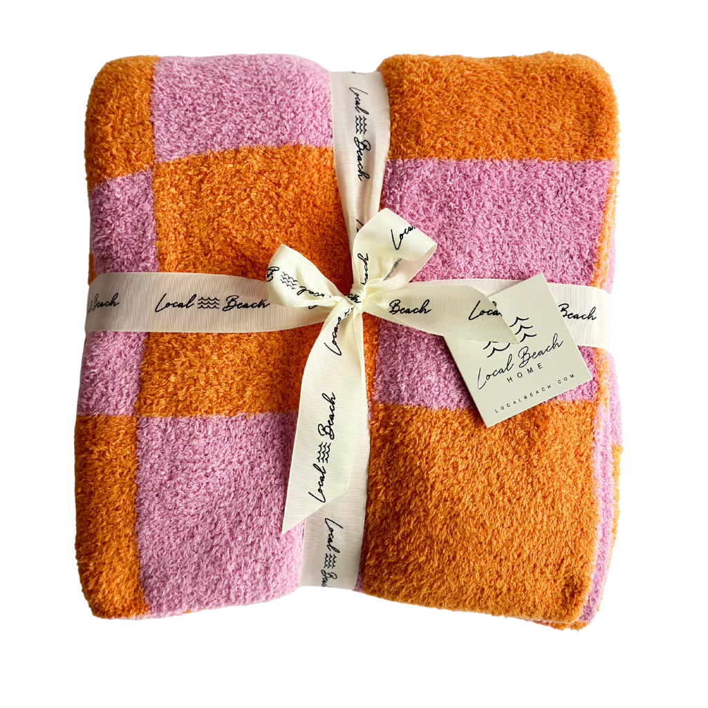 Checker Luxe Home Blanket