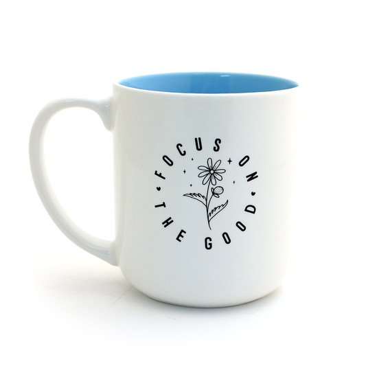 Anxiety Mug, Let's Do This, Focus on the Positive mug