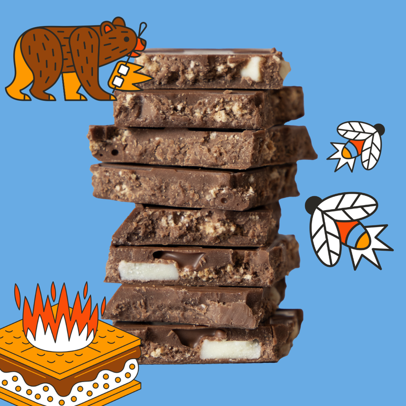 Cabin S'mores (Campers' S'mores) Truffle Bar