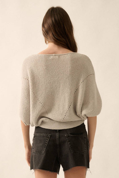 The Willow Pointelle Sweater