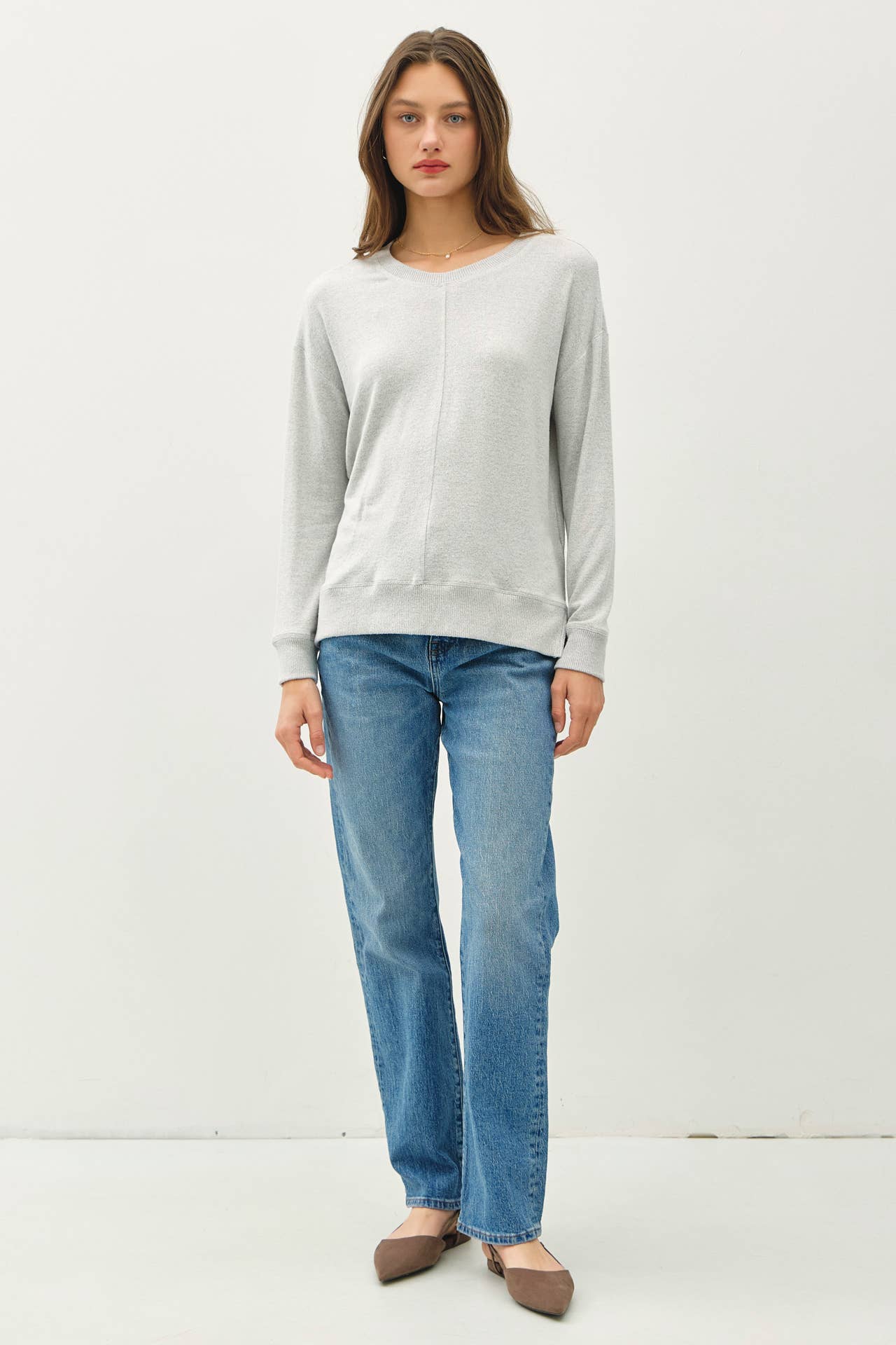 Buttery Soft Hacci Knit Top