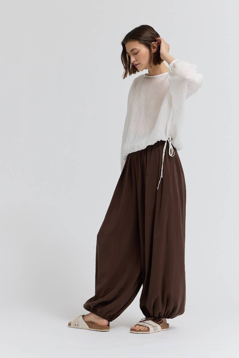 Taylor Shirred Sleeve Blouse